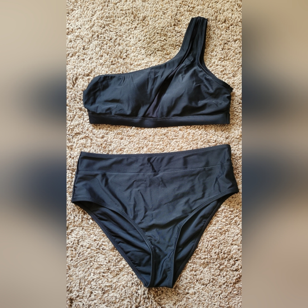 Cupshe Black 2 piece Set Bikini
